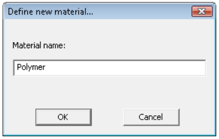 Define New Material
