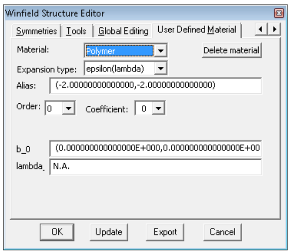 Define New Material 2