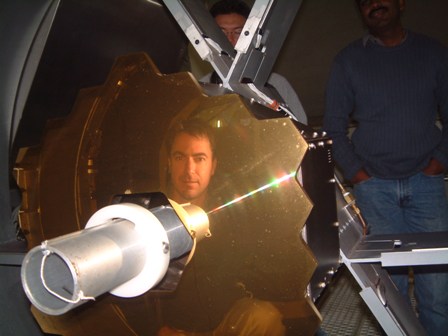 Dr Peter Tuthill with his aperture masking technology